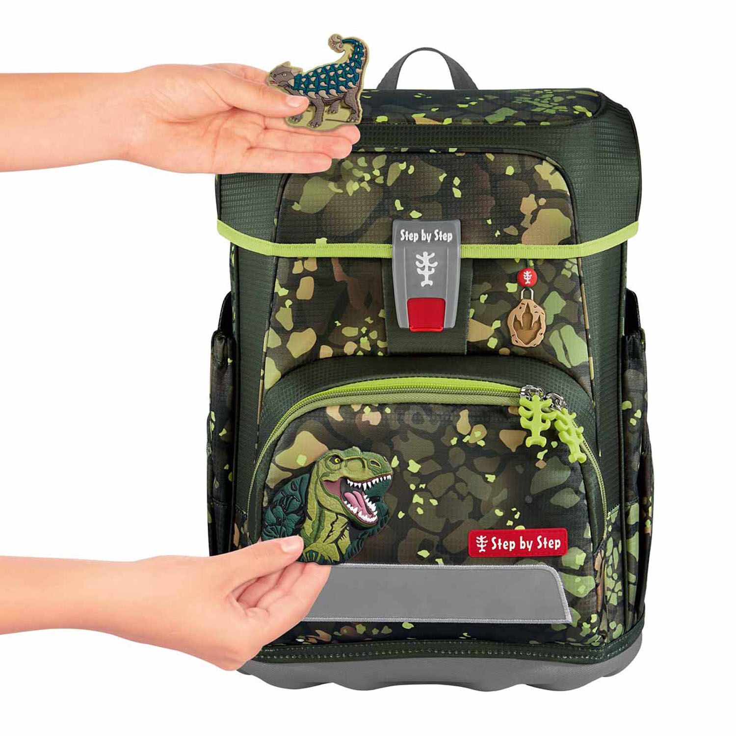 Step by Step CLOUD Schulranzen-Set, 5-teilig Dino Torex