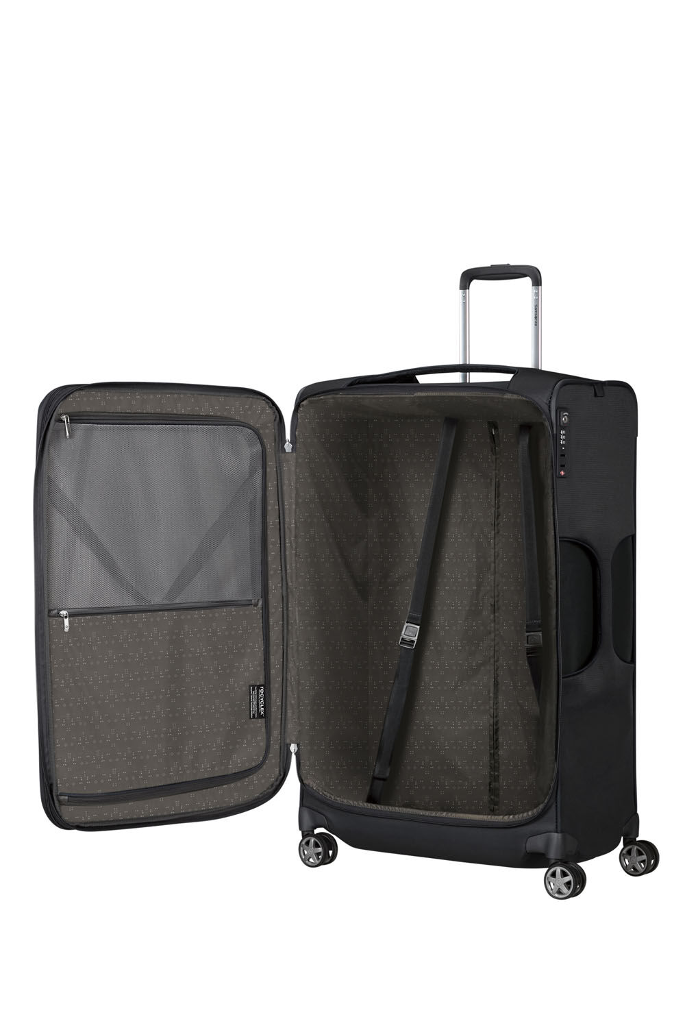 Samsonite D'Lite Trolley mit 4 Rollen erweiterbar 78cm Schwarz