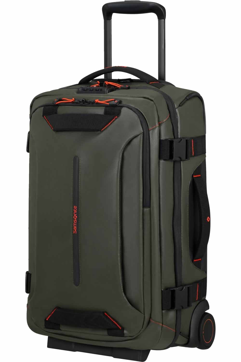 Samsonite Ecodiver Reisetasche mit Rollen & Doppelrahmen 55cm + GRATIS HOTELGUTSCHEIN Climbing Ivy