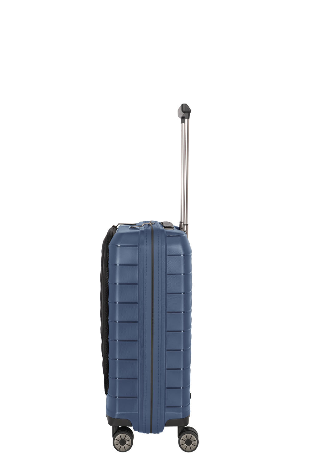 Travelite Mooby Trolley S mit Vortasche, 4-Rollen Marine