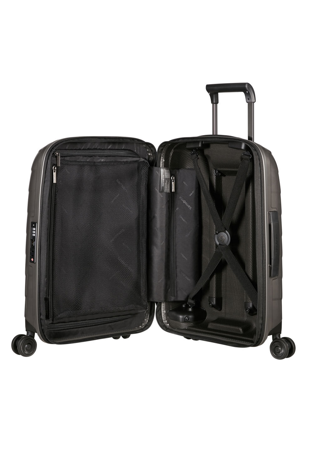 Samsonite Attrix Trolley mit 4 Rollen erweiterbar 55cm (23/26cm) Dune Samsonite Attrix Trolley mit 4 Rollen erweiterbar 55cm (23/26cm) Dune