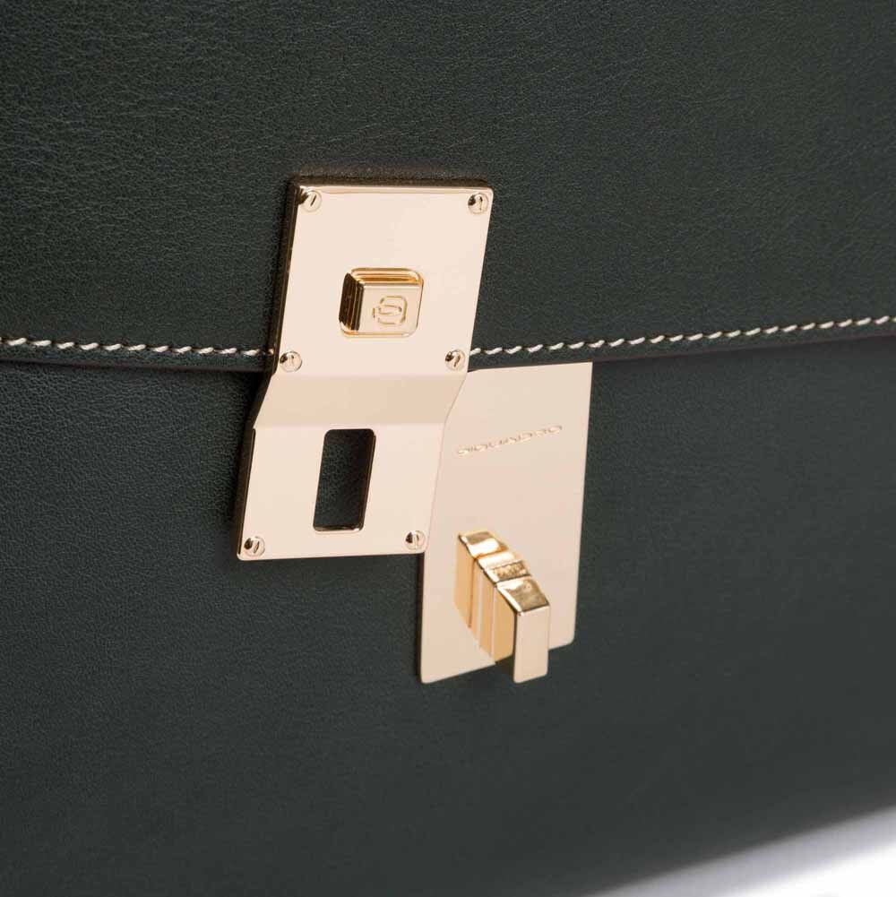 Piquadro DF Kurzgrifflaptoptasche 15,6" mit Anti-Stoss Schutz schwarz Piquadro DF Kurzgrifflaptoptasche 15,6" mit Anti-Stoss Schutz schwarz