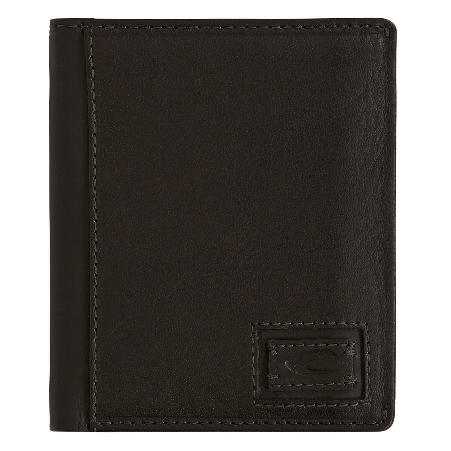 Camel Active Dust Hochformatige Brieftasche aus Leder Schwarz