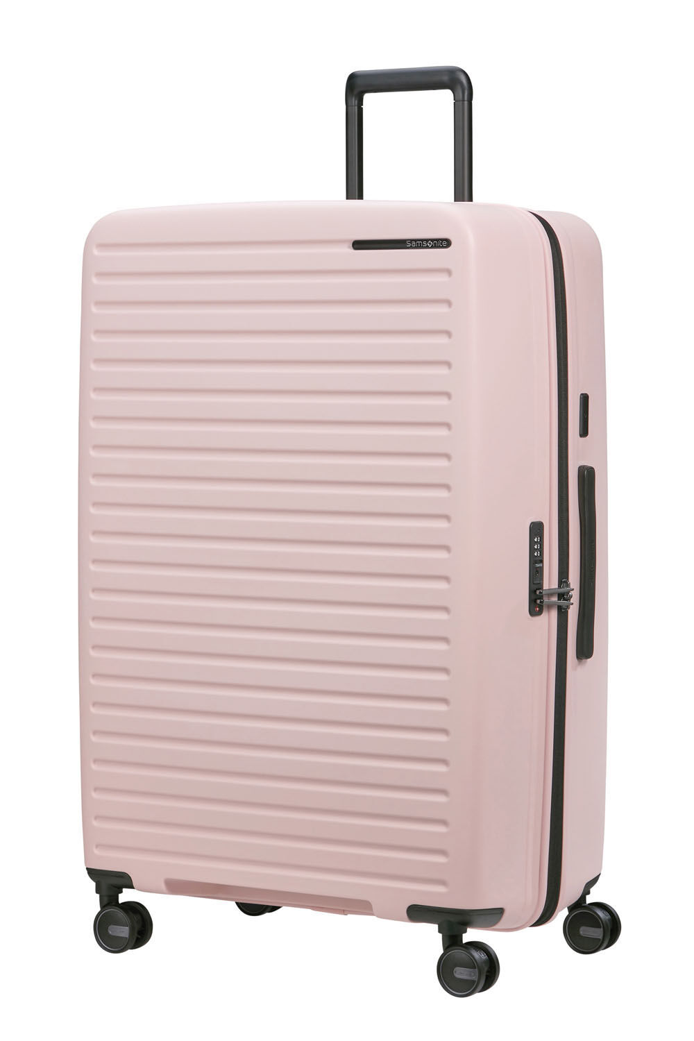 Samsonite Restackd Trolley mit 4 Rollen erweiterbar 81cm + GRATIS HOTELGUTSCHEIN Rose