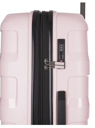 Stratic Straw + Hartschalen-Koffer M, erweiterbar rose