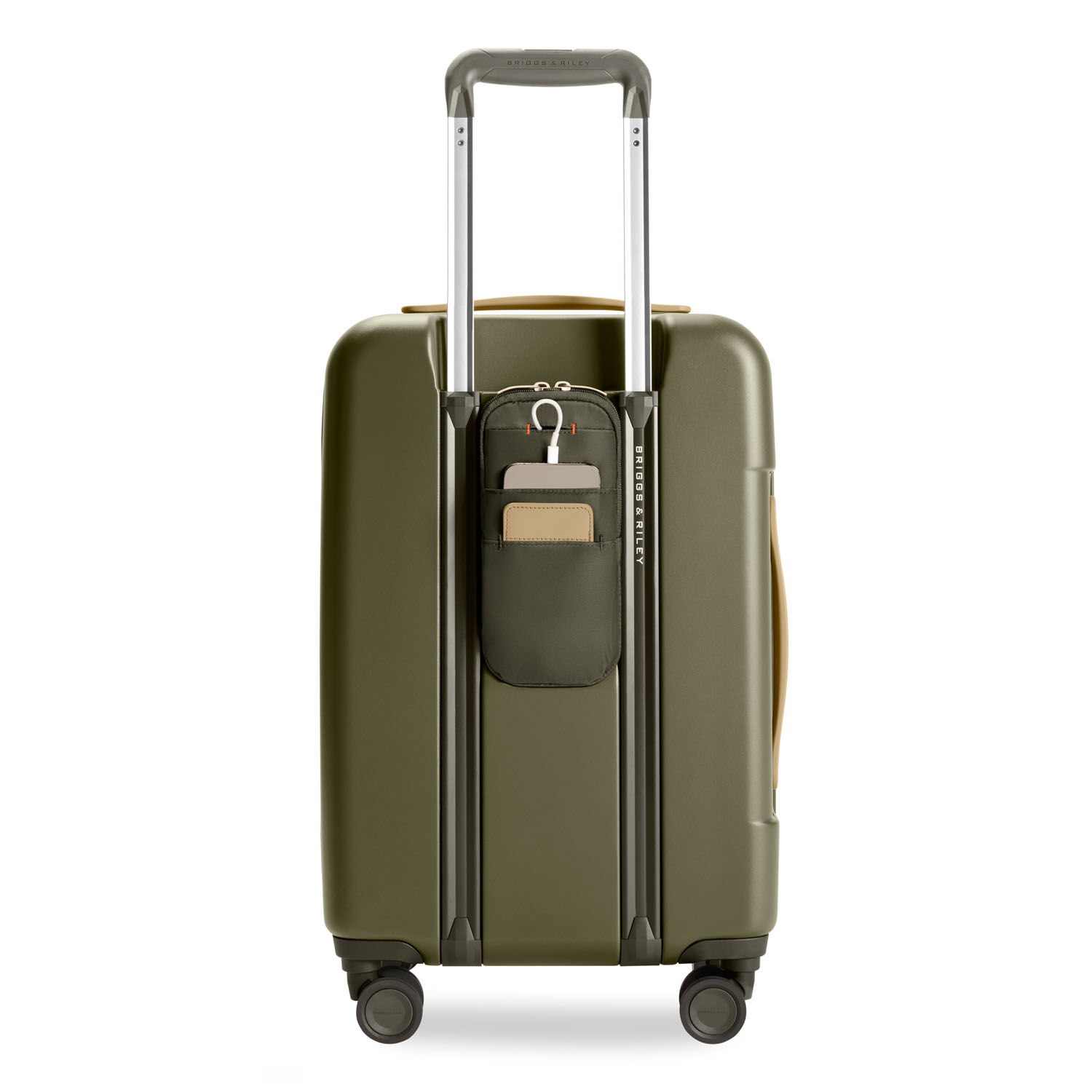 Briggs & Riley Sympatico 3.0 Essential 56cm Carry-On Expandable Spinner Olive
