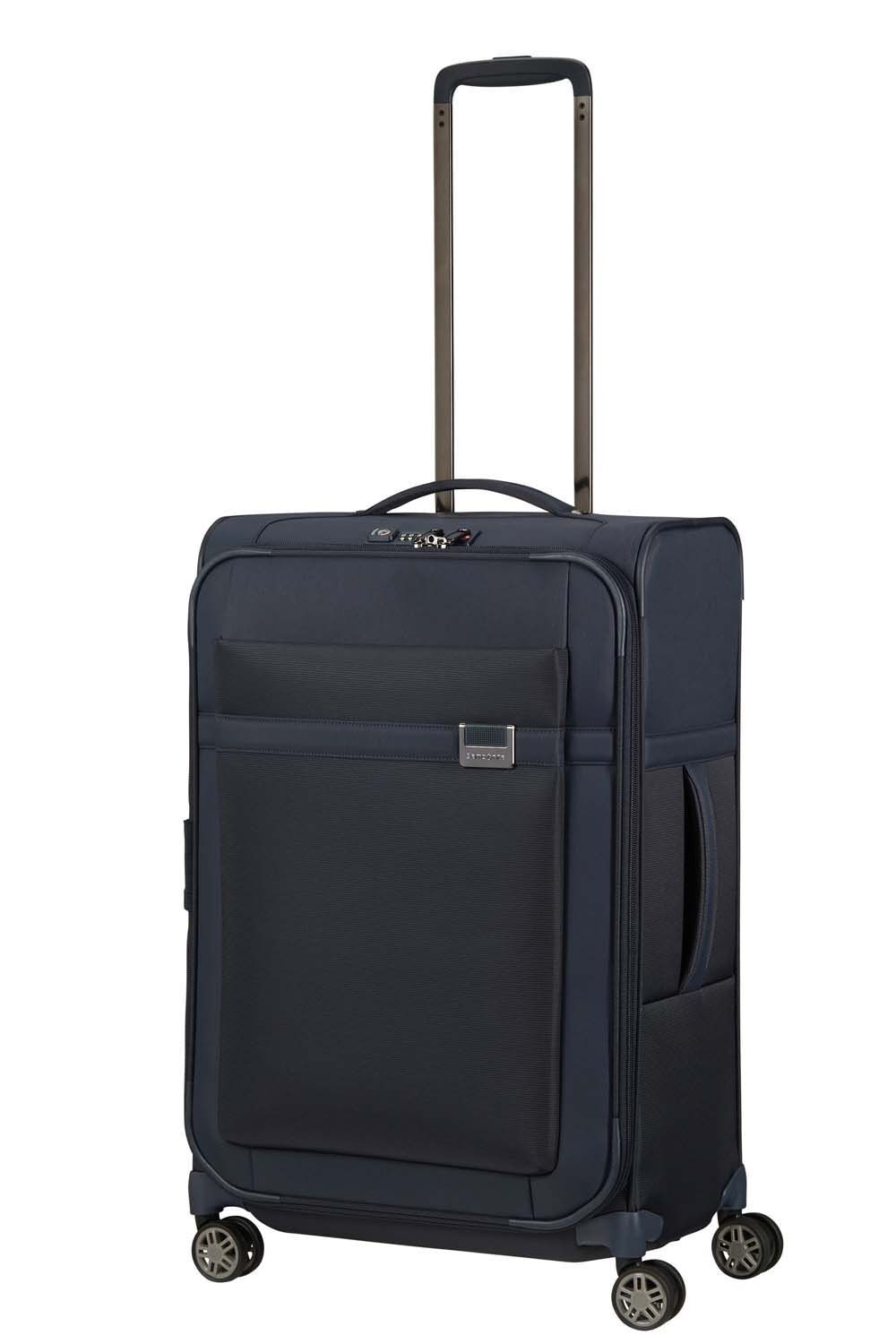 Samsonite Airea Trolley mit 4 Rollen 67cm erweiterbar Dark Blue Samsonite Airea Trolley mit 4 Rollen 67cm erweiterbar Dark Blue