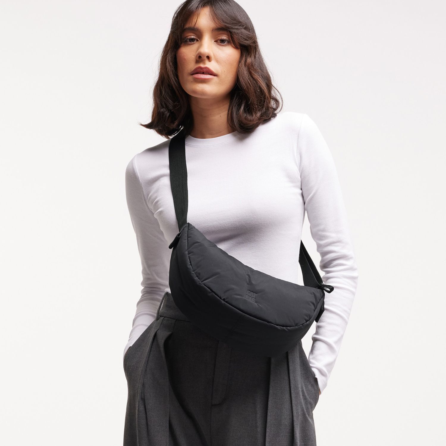 GOT BAG Cloud Moon Bag Small Monochrome black