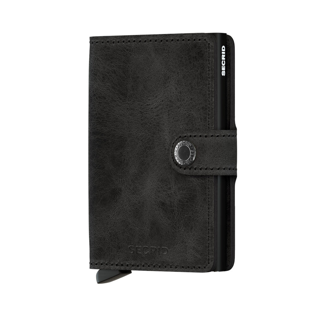 Secrid Miniwallet Vintage MV-Black Secrid Miniwallet Vintage MV-Black