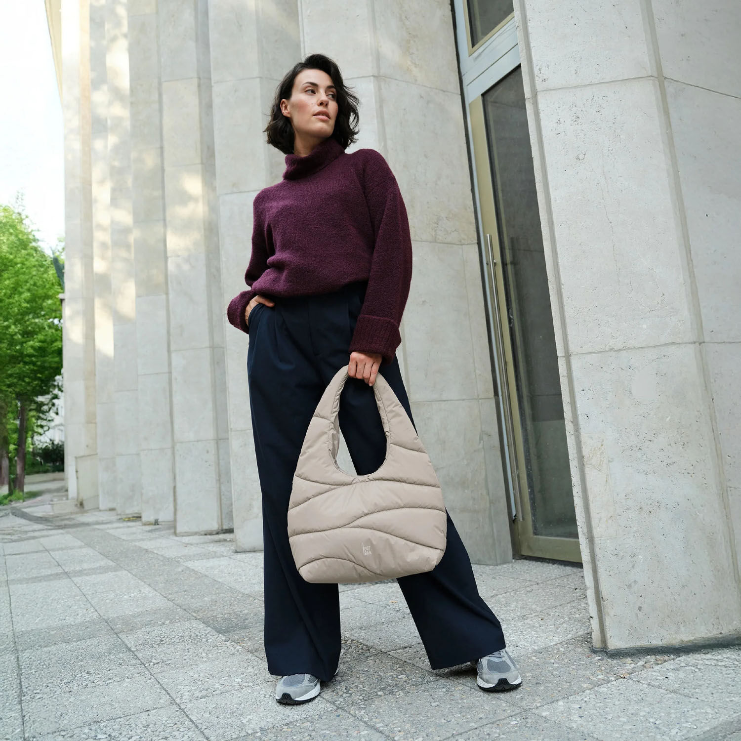 GOT BAG Wavy Puffer Shoulder Bag GOT BAG Wavy Puffer Shoulder Bag