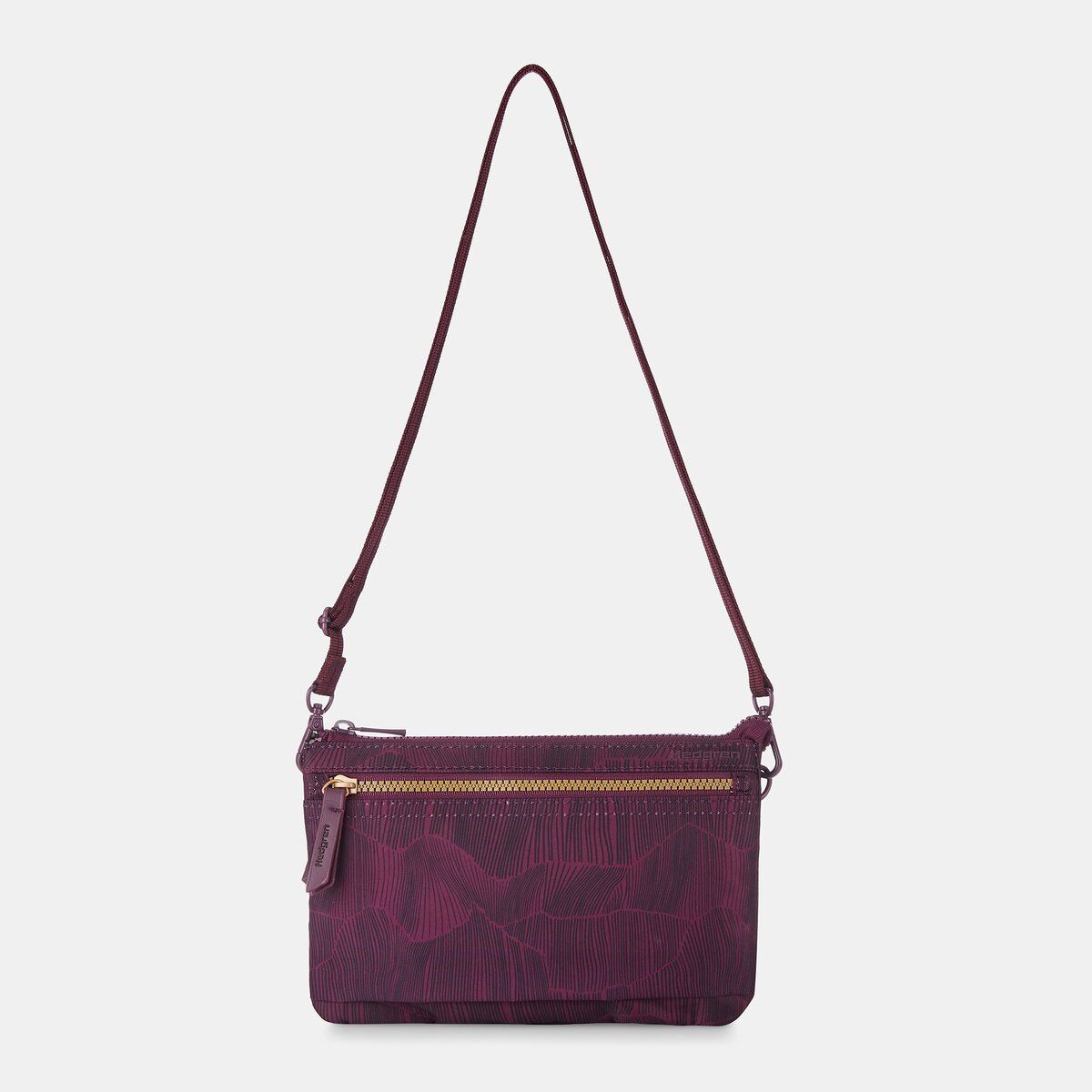 Hedgren Inner City EMMA Crossover 3 cmpt RFID Aubergina Print
