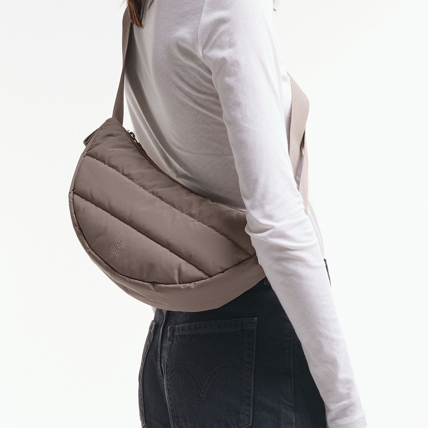 GOT BAG Puffer Moon Bag Small