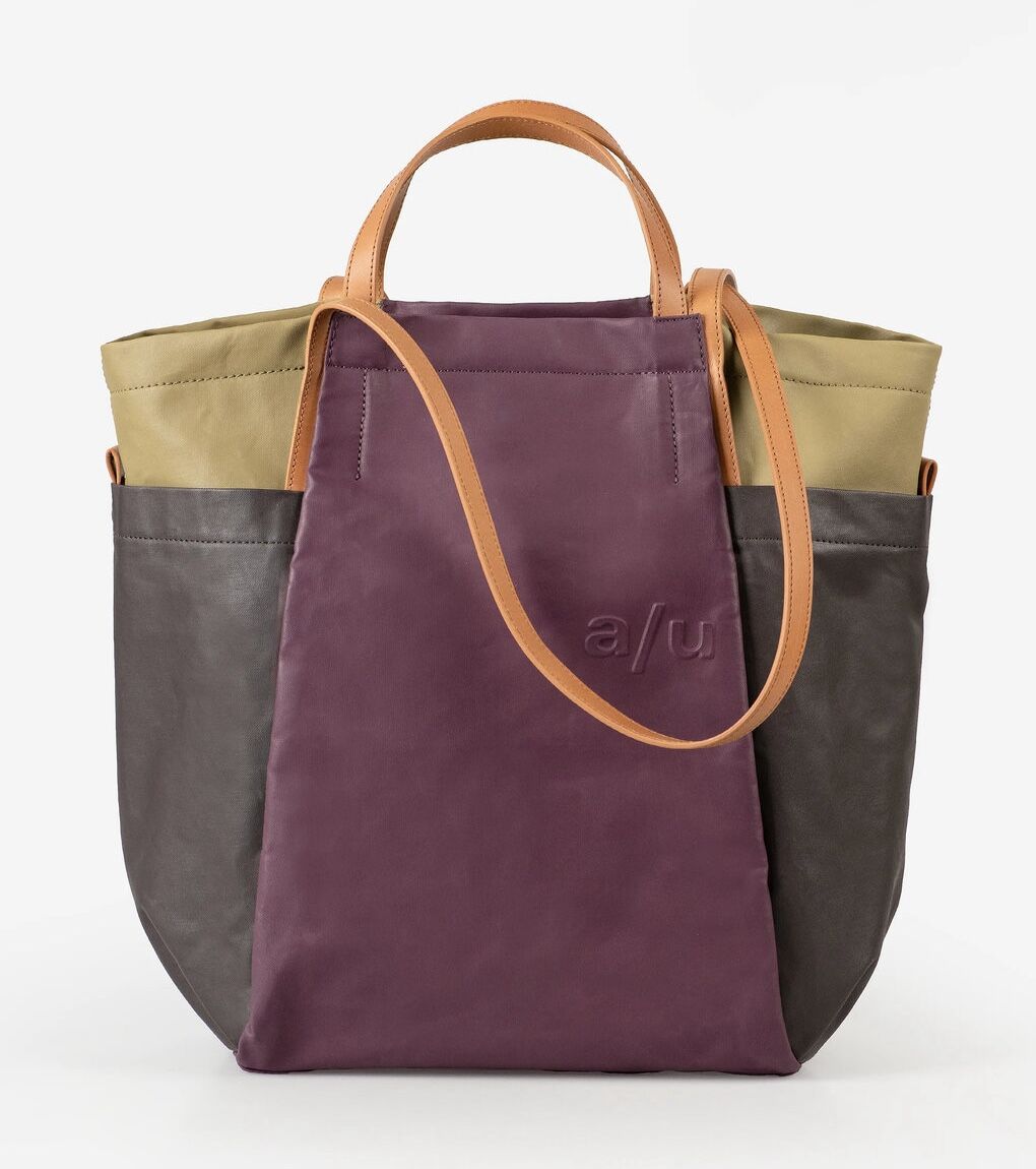 aunts & uncles Japan Takamatsu Shopper mit 13" Notebookfach olive stone/ground coffee/cherry lacquer