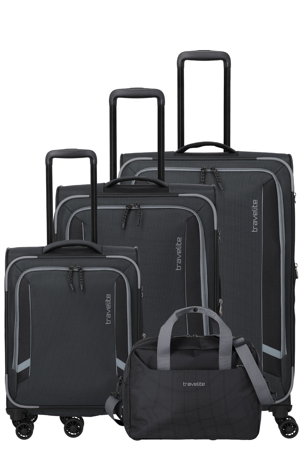 Travelite CORSIICA 3-tlg. Koffer- Set + Bag