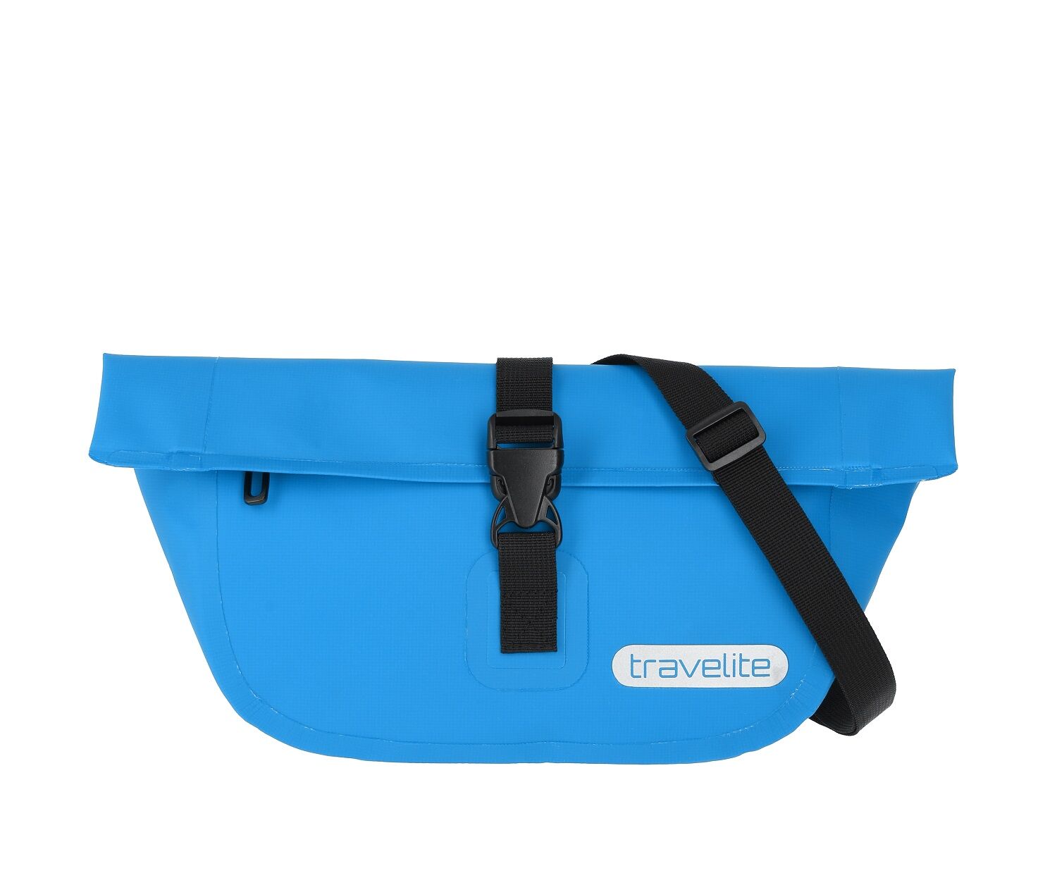 Travelite Basics Plane Lenkertasche mit Gurt zum Umhängen Blau