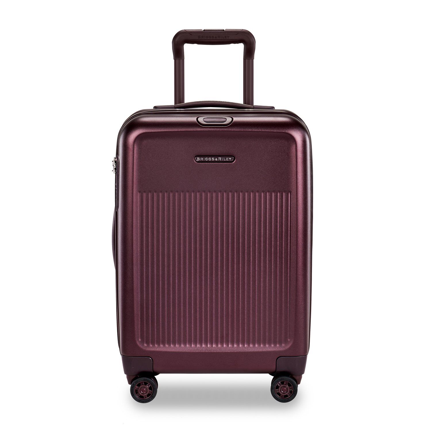 Briggs & Riley Sympatico 2.0 International Carry-On Expandable Spinner Plum