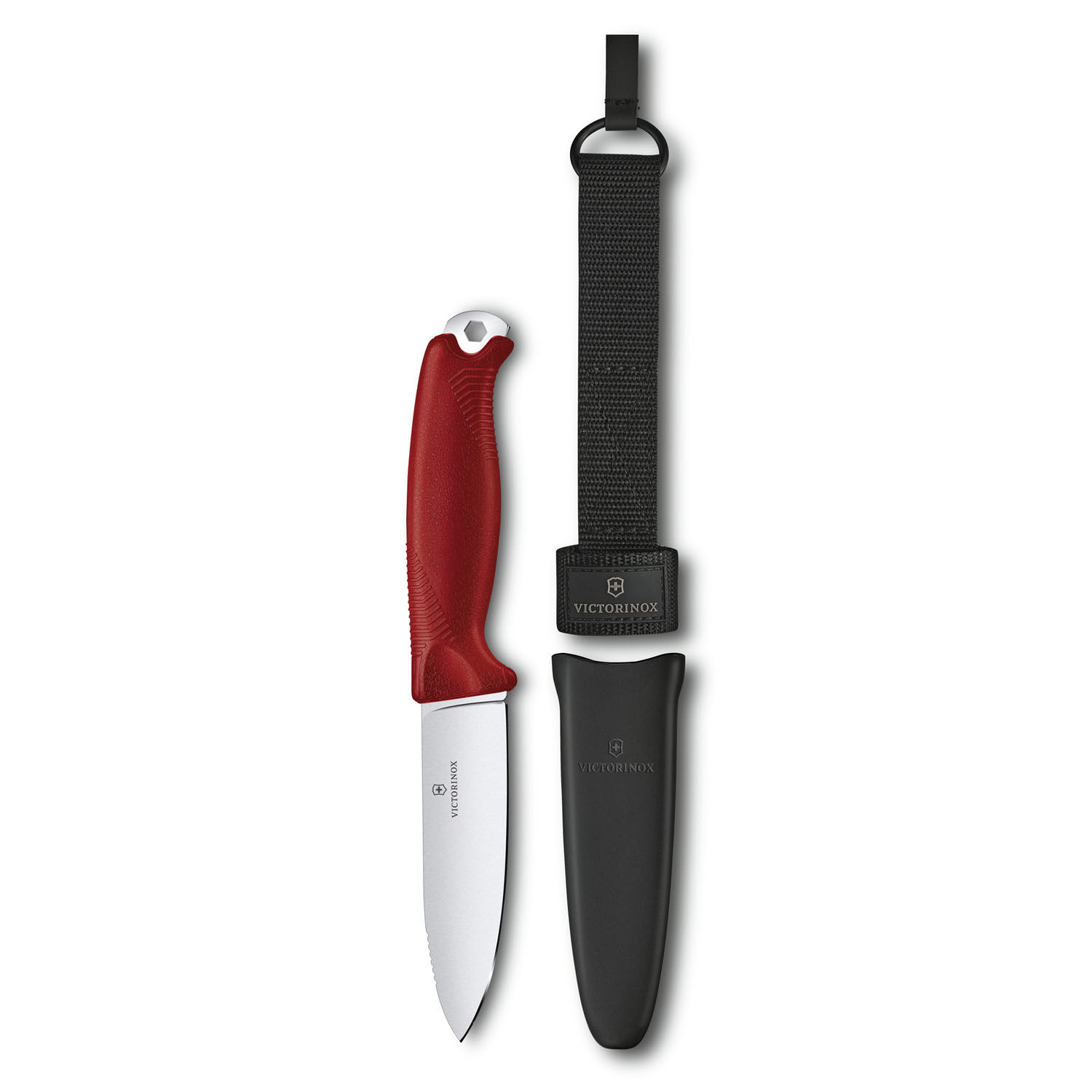 Victorinox Venture Messer mit feststehender Klinge Red