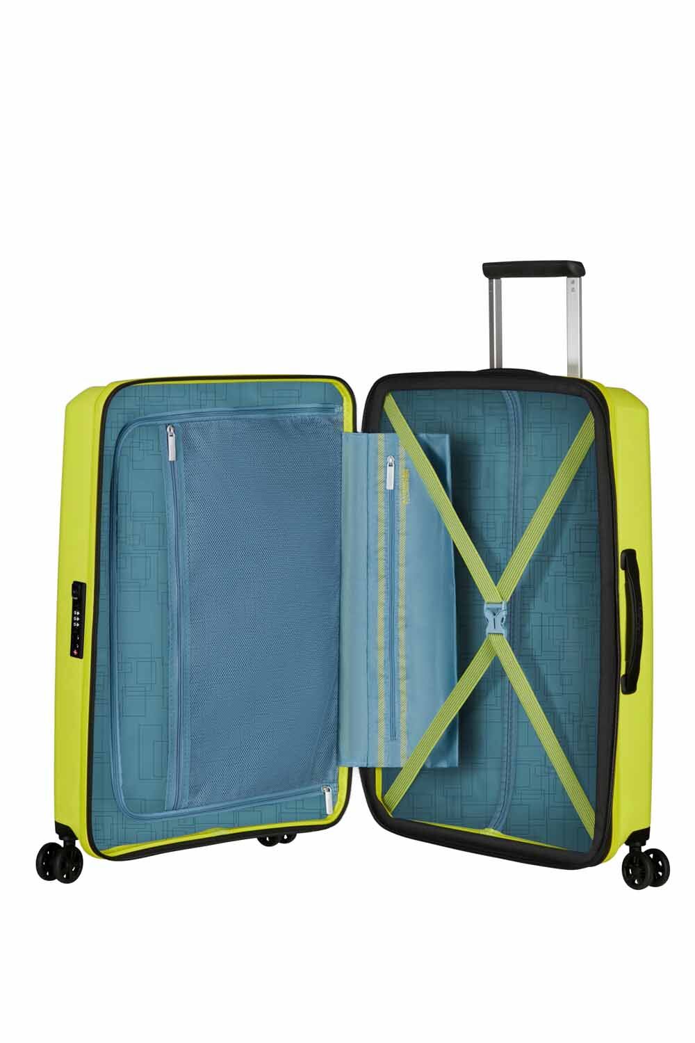 American Tourister AeroStep 67cm Check-in Größe M, erweiterbar Light Lime