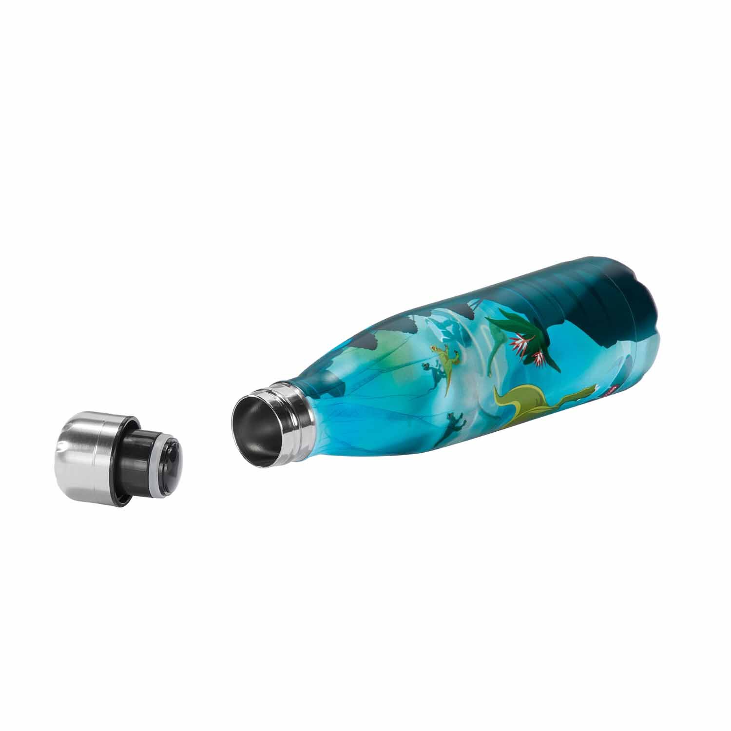 Step by Step Schulzubehör Isolierte Edelstahl-Trinkflasche Xanadoo 500ml Wild T-Rex Taro