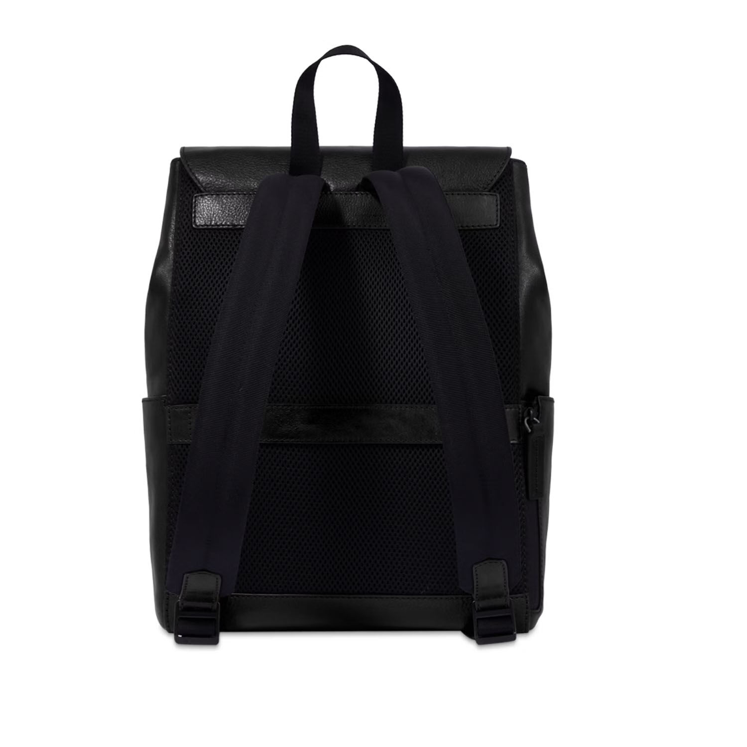 The Bridge Damiano Leder-Rucksack mit Klappe 063423EX Schwarz/Ruthenium