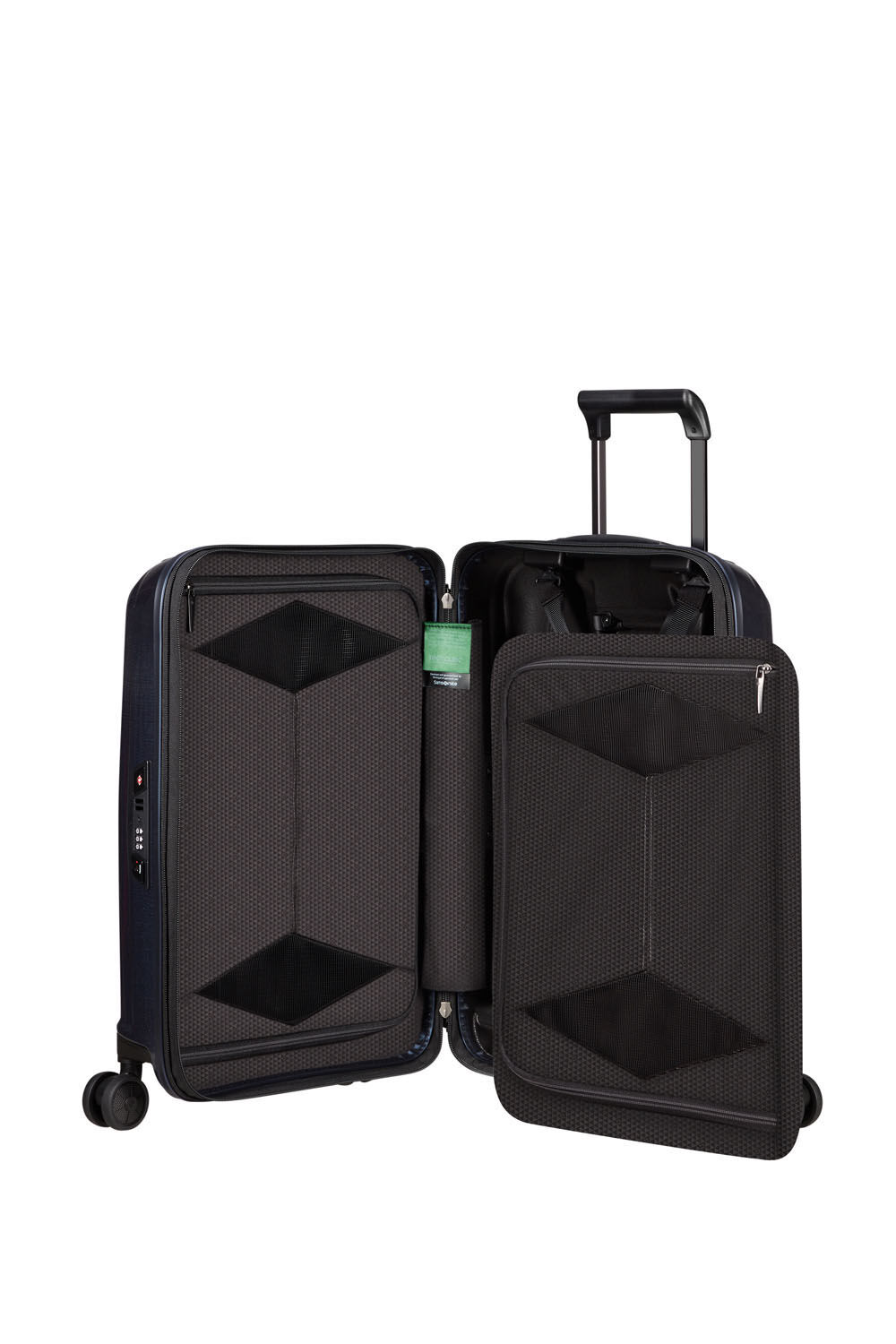 Samsonite Major-Lite Trolley mit 4 Rollen erweiterbar 55cm + GRATIS HOTELGUTSCHEIN Midnight Blue
