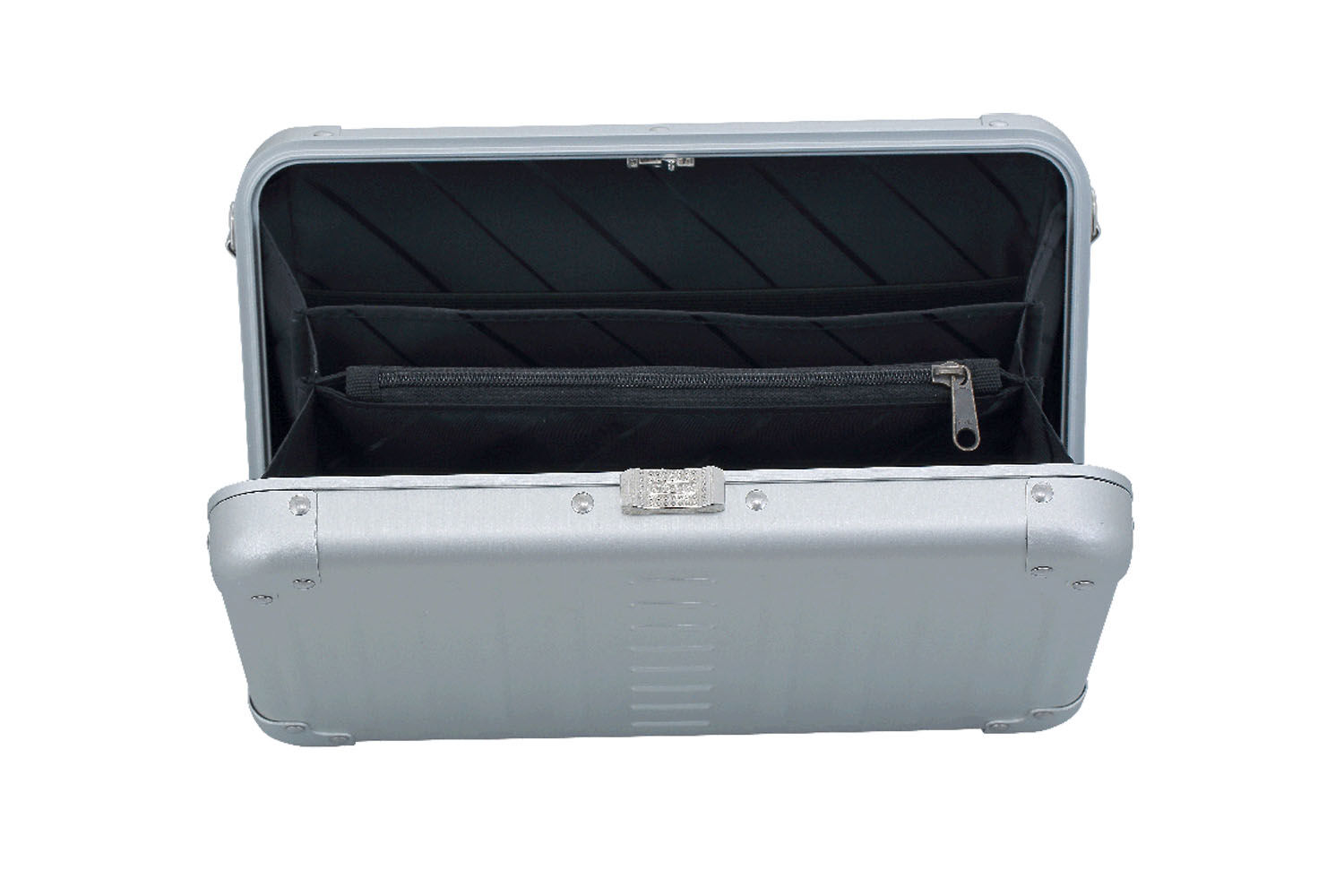 Aleon Lifestyle Vanity Case Midi, Querformat Silber