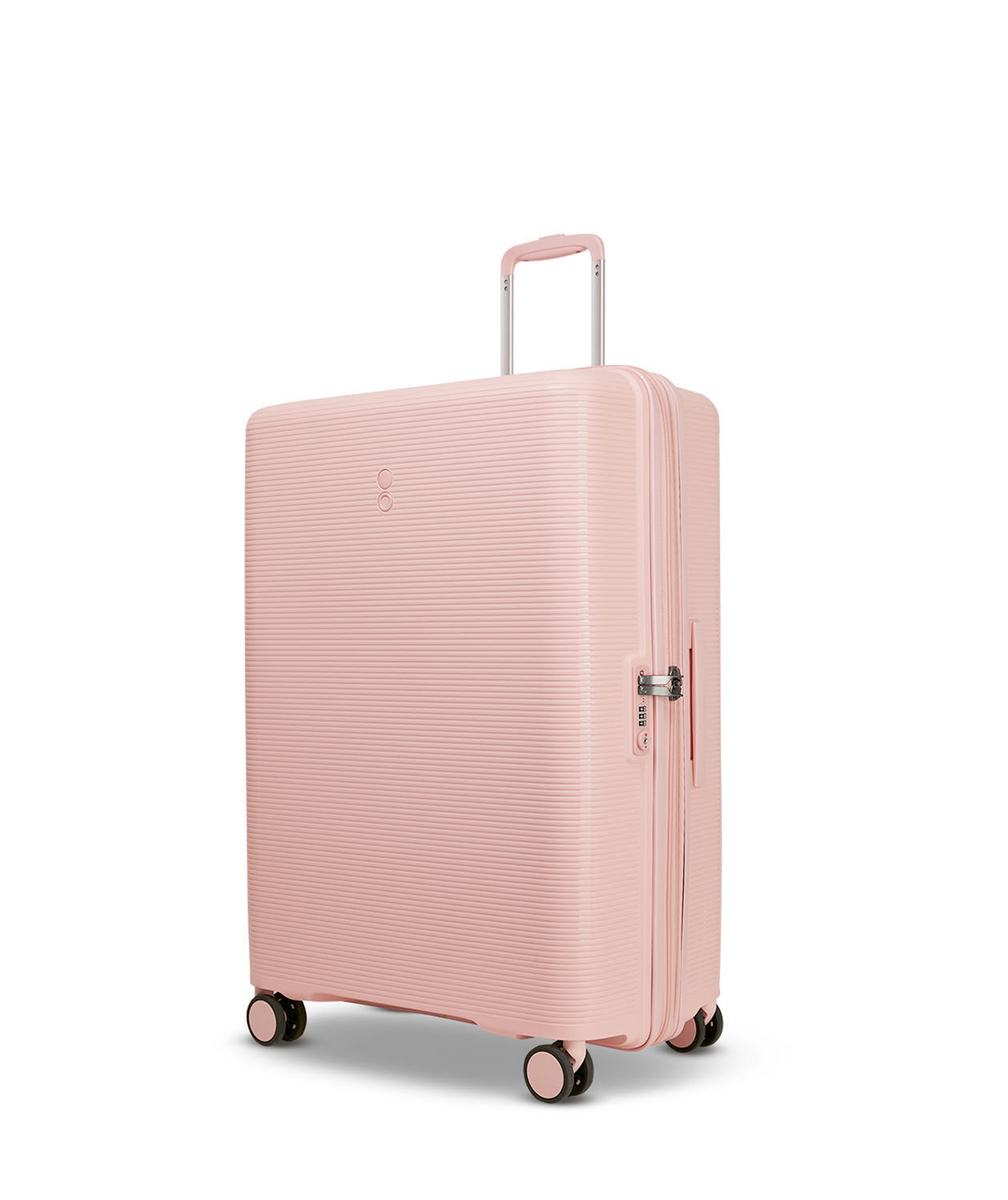 ECHOLAC Forza Koffer L 4-Rollen, erweiterbar Pink