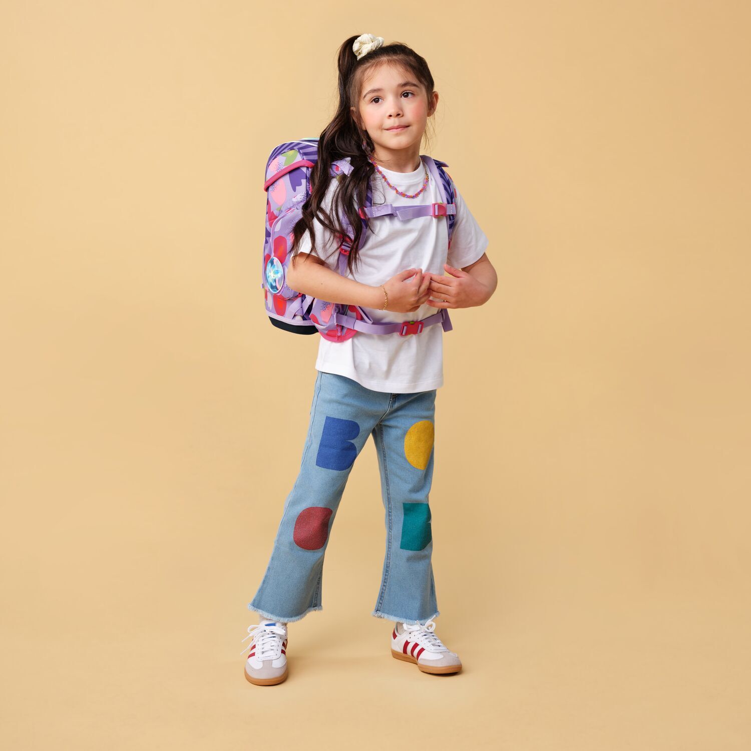 ergobag cubo 5-teiliges Schulrucksack-Set 2025 BlütenzauBär