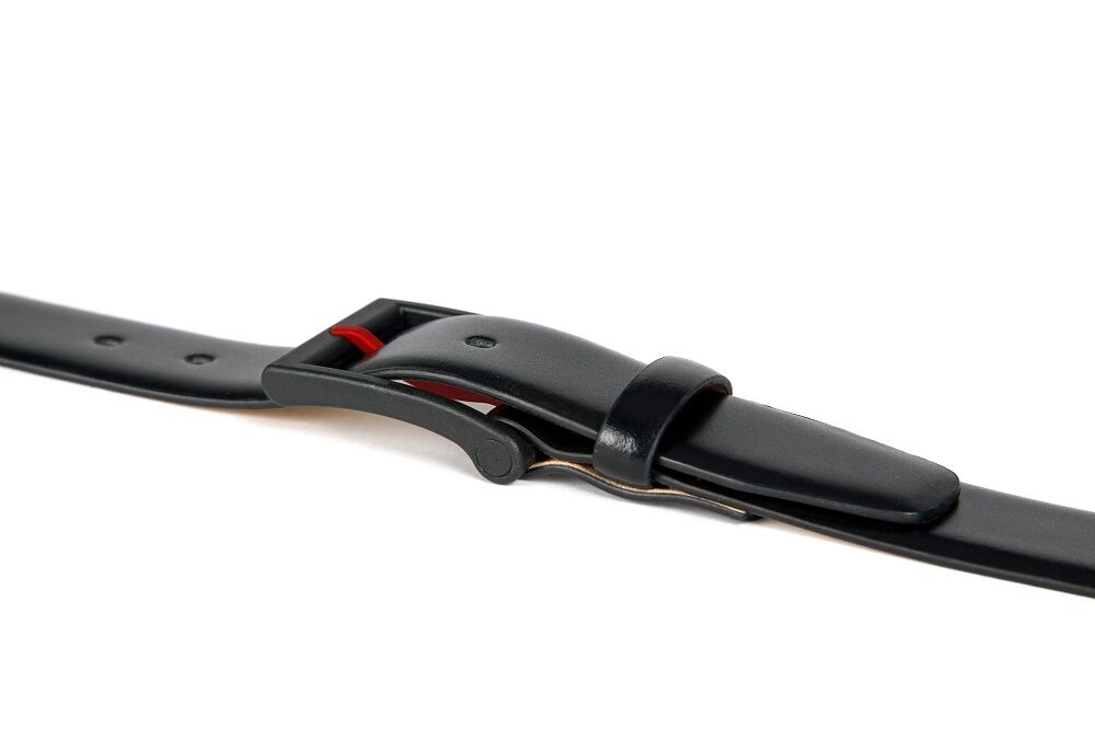 Flyerbelt Security Metallfreier Gürtel 125 cm -Mit dem roten Dorn Schwarz Flyerbelt Security Metallfreier Gürtel 125 cm -Mit dem roten Dorn Schwarz