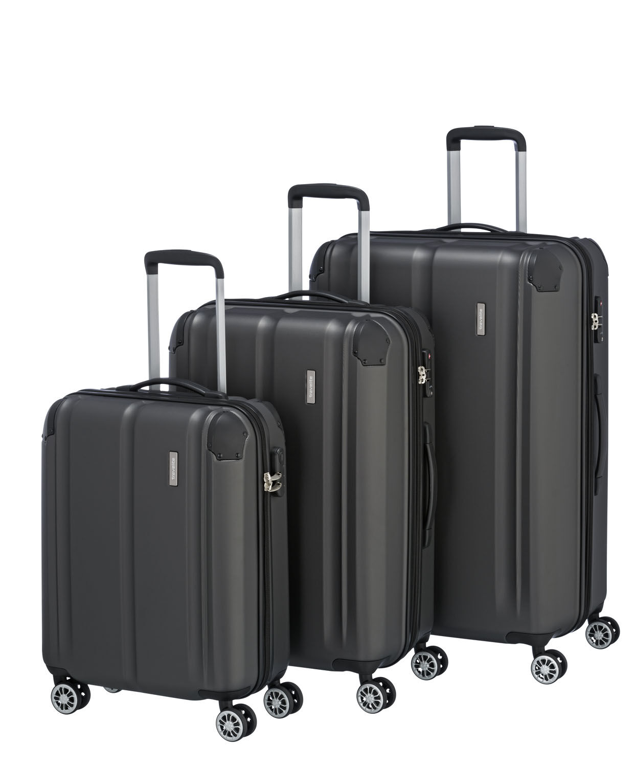 Travelite City 4-Rad Trolley L-erw /M-erw und S Anthrazit