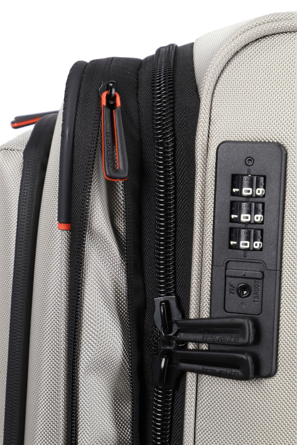 Travelite Crosslite Trolley M 4-Rollen erweiterbar Natur