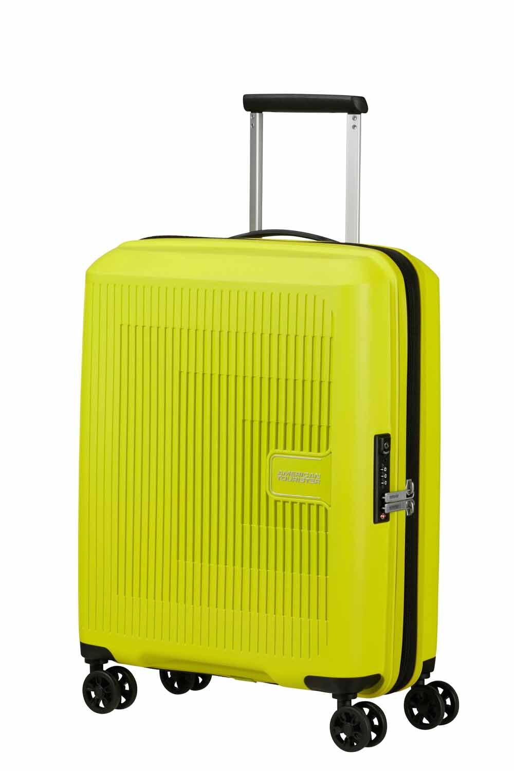American Tourister AeroStep Handgepäck 55cm erweiterbar Light Lime