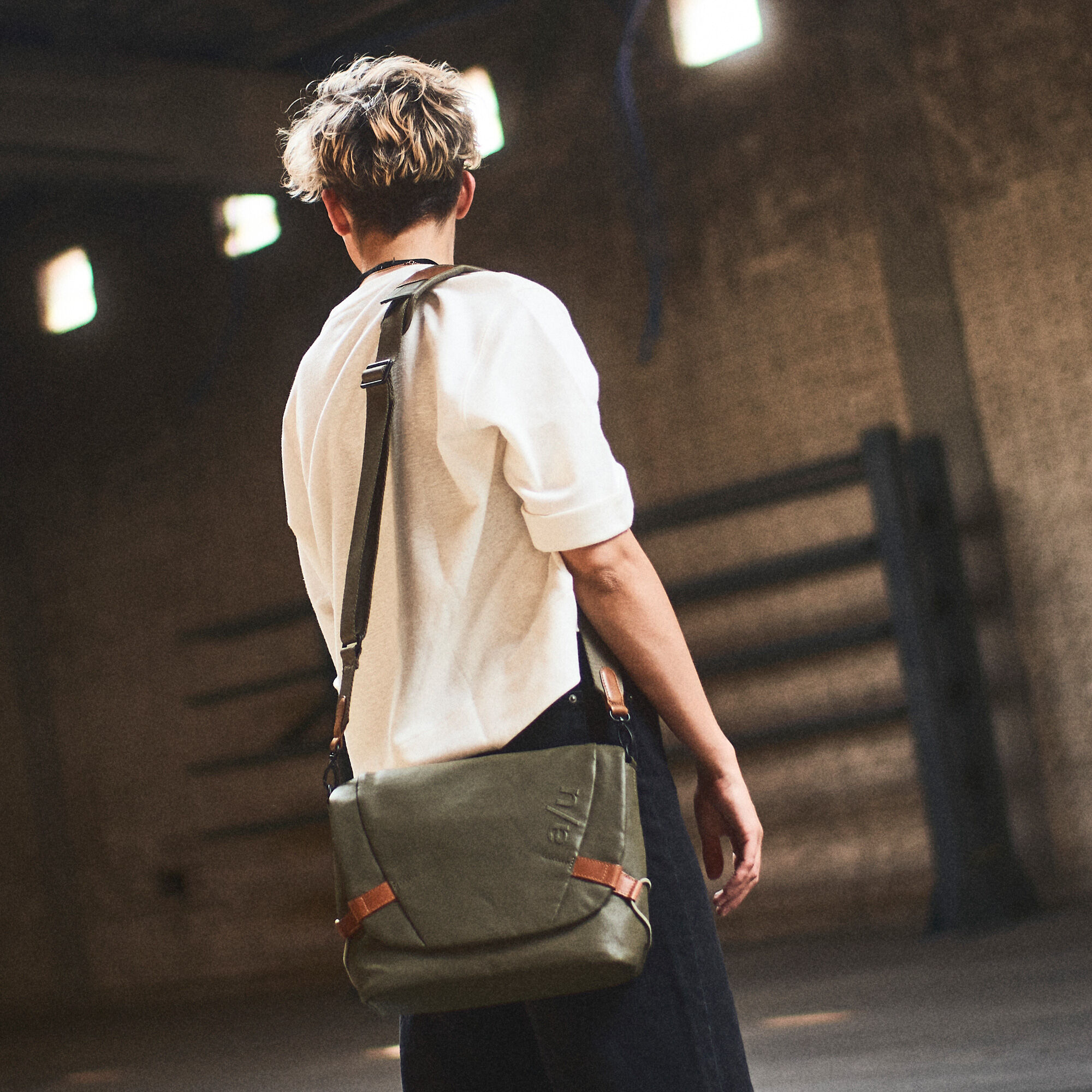 aunts & uncles Japan Sendai Umhängetasche sage green aunts & uncles Japan Sendai Umhängetasche sage green