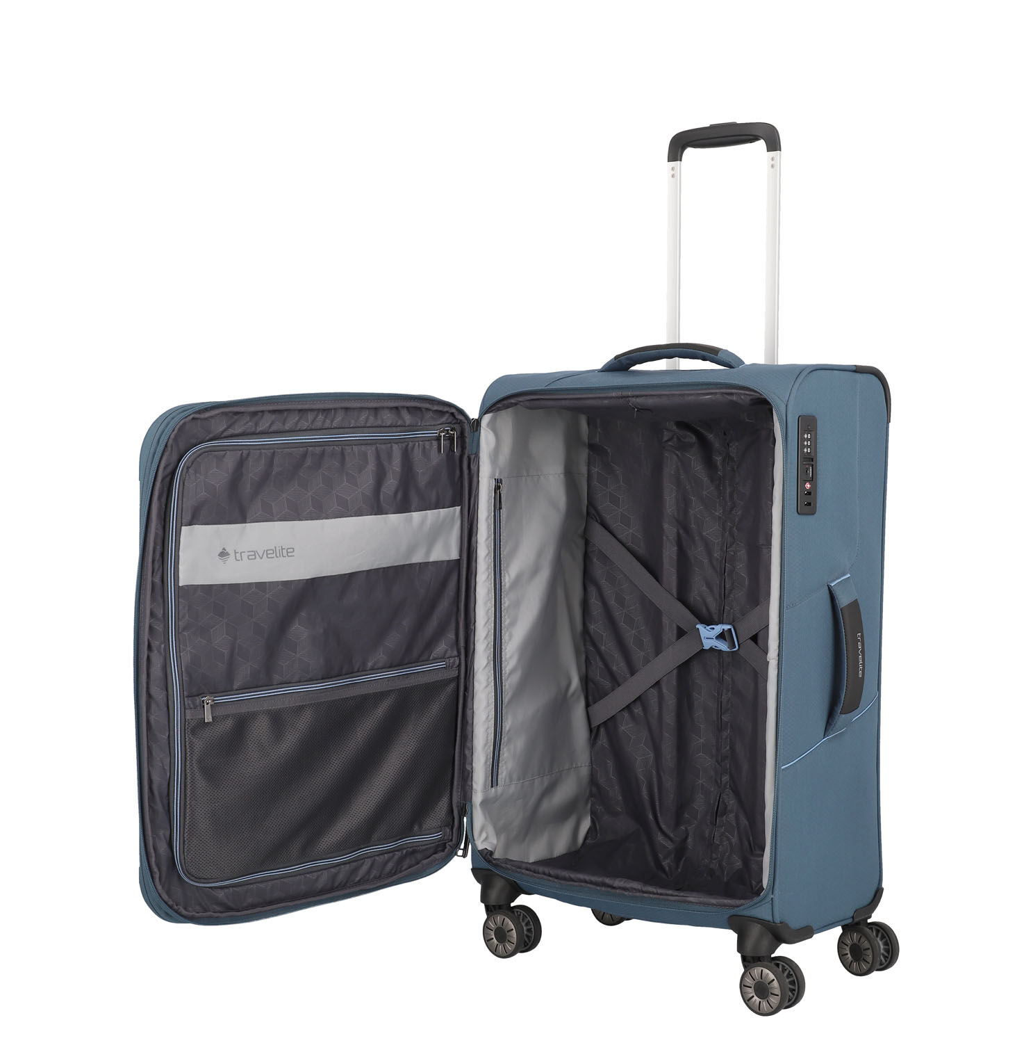 Travelite Skaii Trolley-Set 4-Rad, L erw./M erw./S Panoramablau Travelite Skaii Trolley-Set 4-Rad, L erw./M erw./S Panoramablau