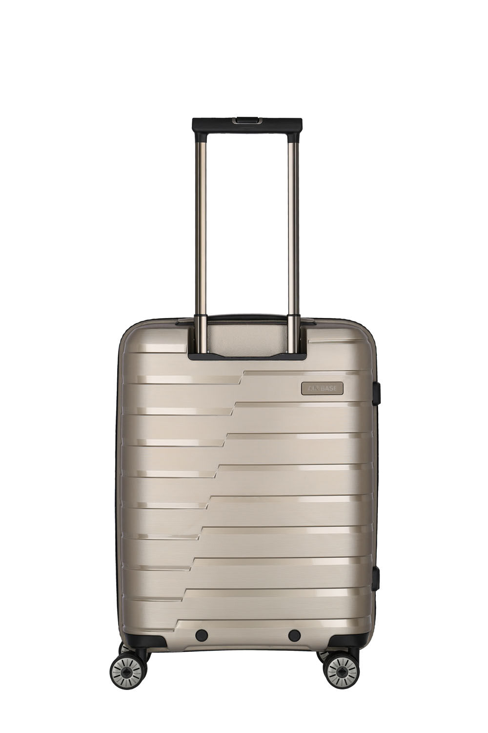 Travelite Air Base Trolley S, 4 Rollen mit Vortasche Champagner