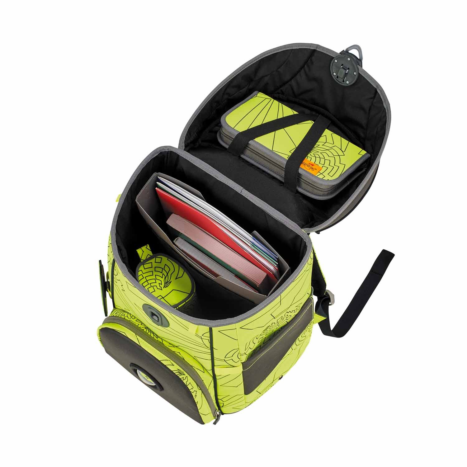 DerDieDas ErgoFlex EASY "Superflash" Schulrucksack-Set 5-teilig mit Sportbeutel Neon Fighter DerDieDas ErgoFlex EASY "Superflash" Schulrucksack-Set 5-teilig mit Sportbeutel Neon Fighter
