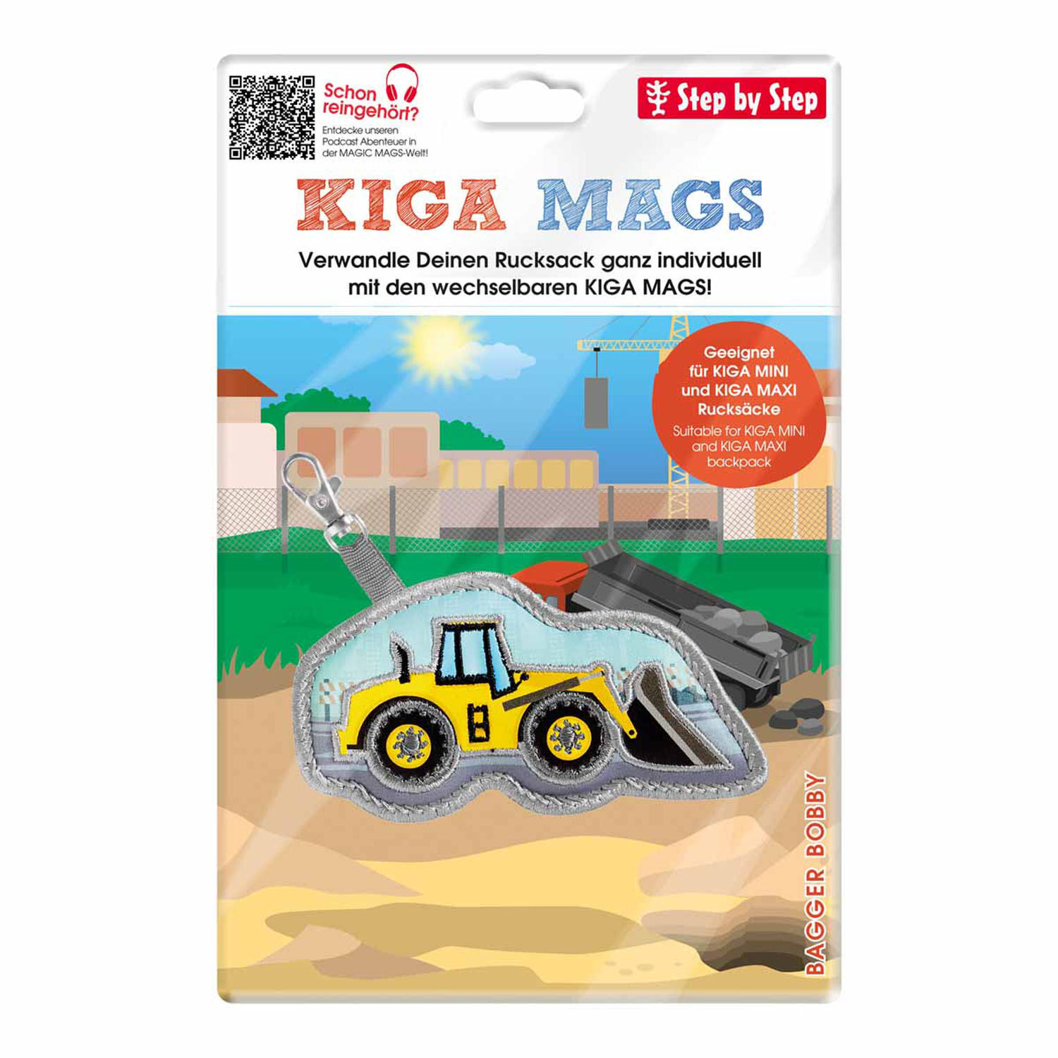 Step by Step Schulzubehör KIGA MAGS Bagger Bobby