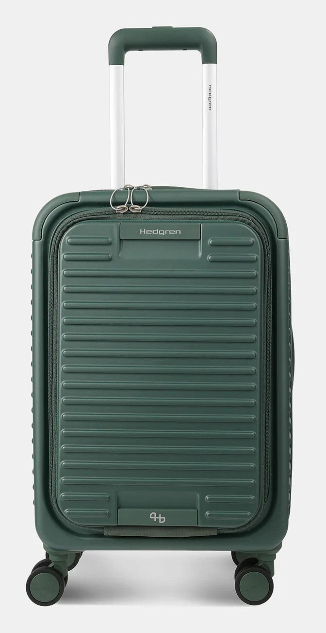 Hedgren Yuno S Carry-On / Kabinenspinner Mit Vortasche 55cm Duck Green