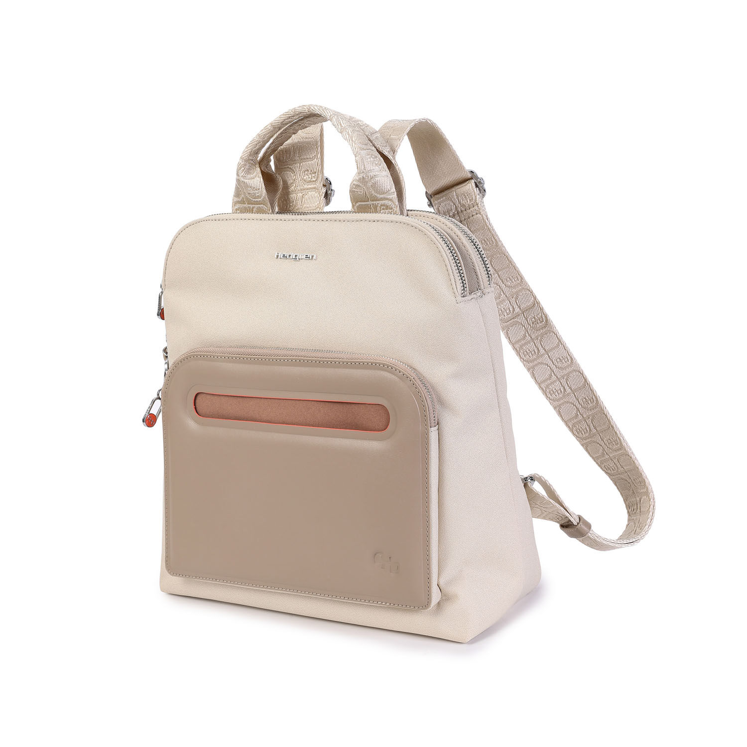 Hedgren Fika LATTE Rucksack + RFID Birch