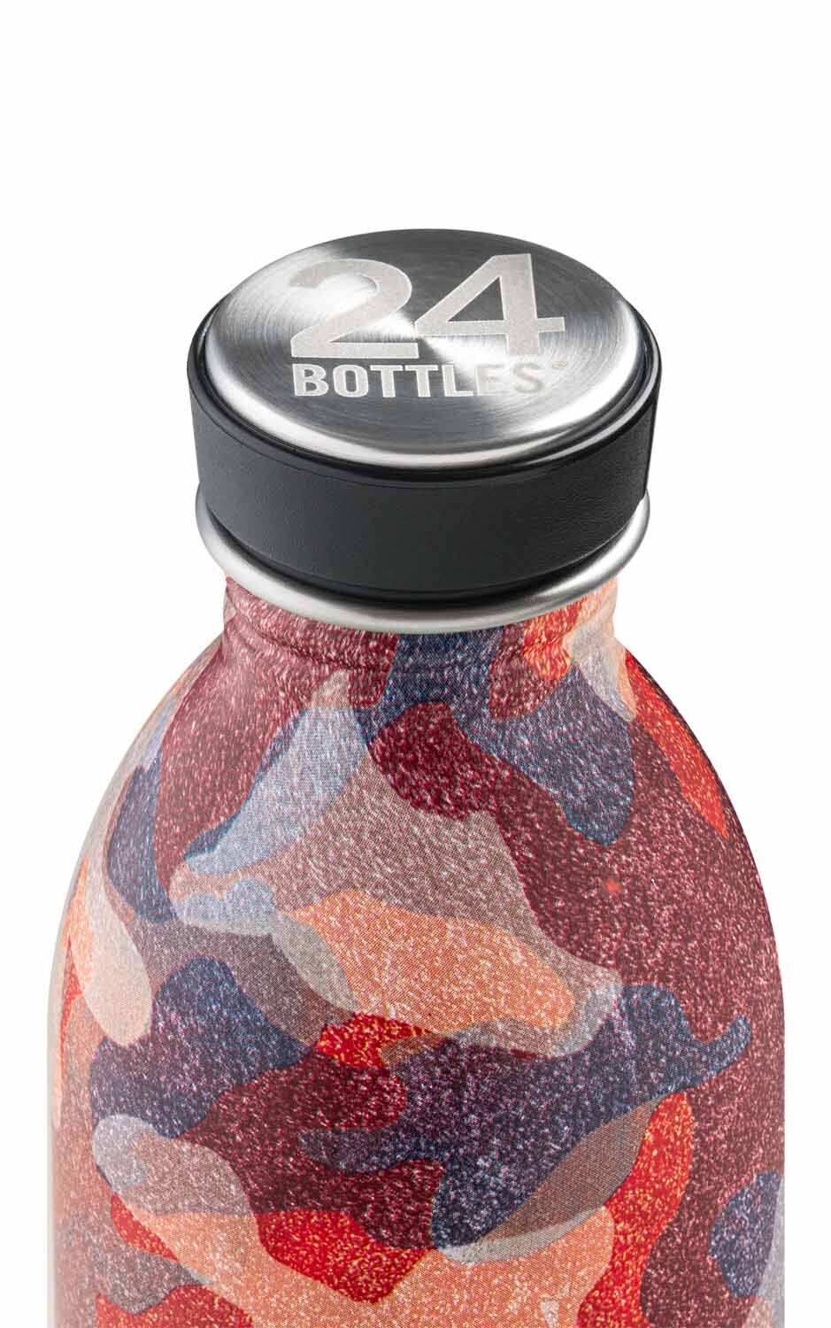 24Bottles® Urban Bottle Camo Coral 500 ml