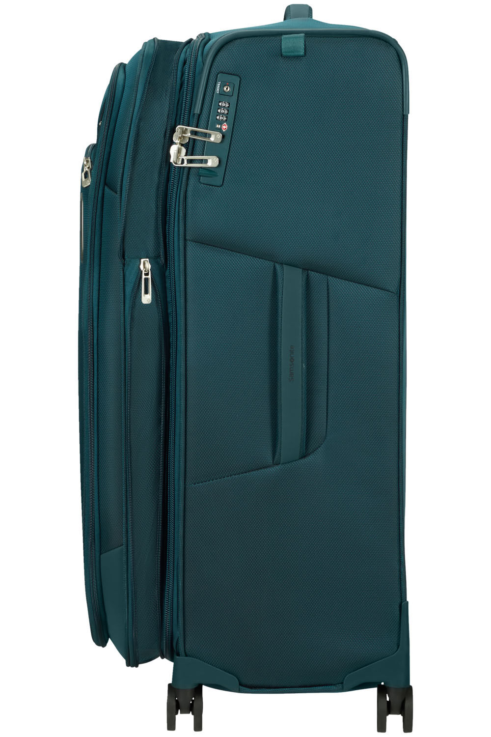 Samsonite Respark Trolley mit 4 Rollen erweiterbar 79cm + GRATIS HOTELGUTSCHEIN Petrol Blue