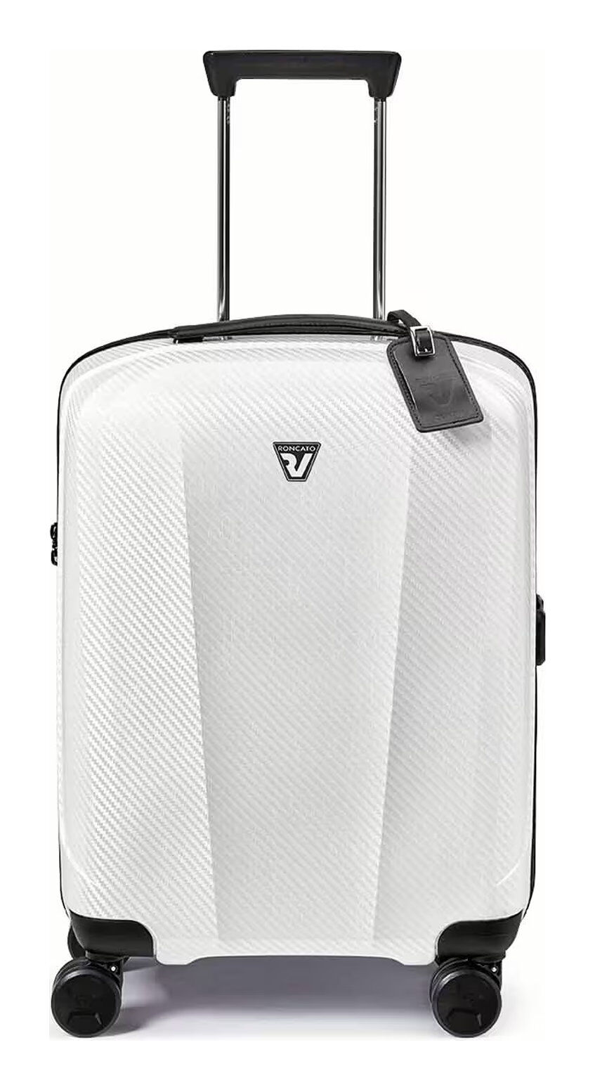 Roncato WE ARE GLAM Cabin Trolley S 4R Weiß/Schwarz