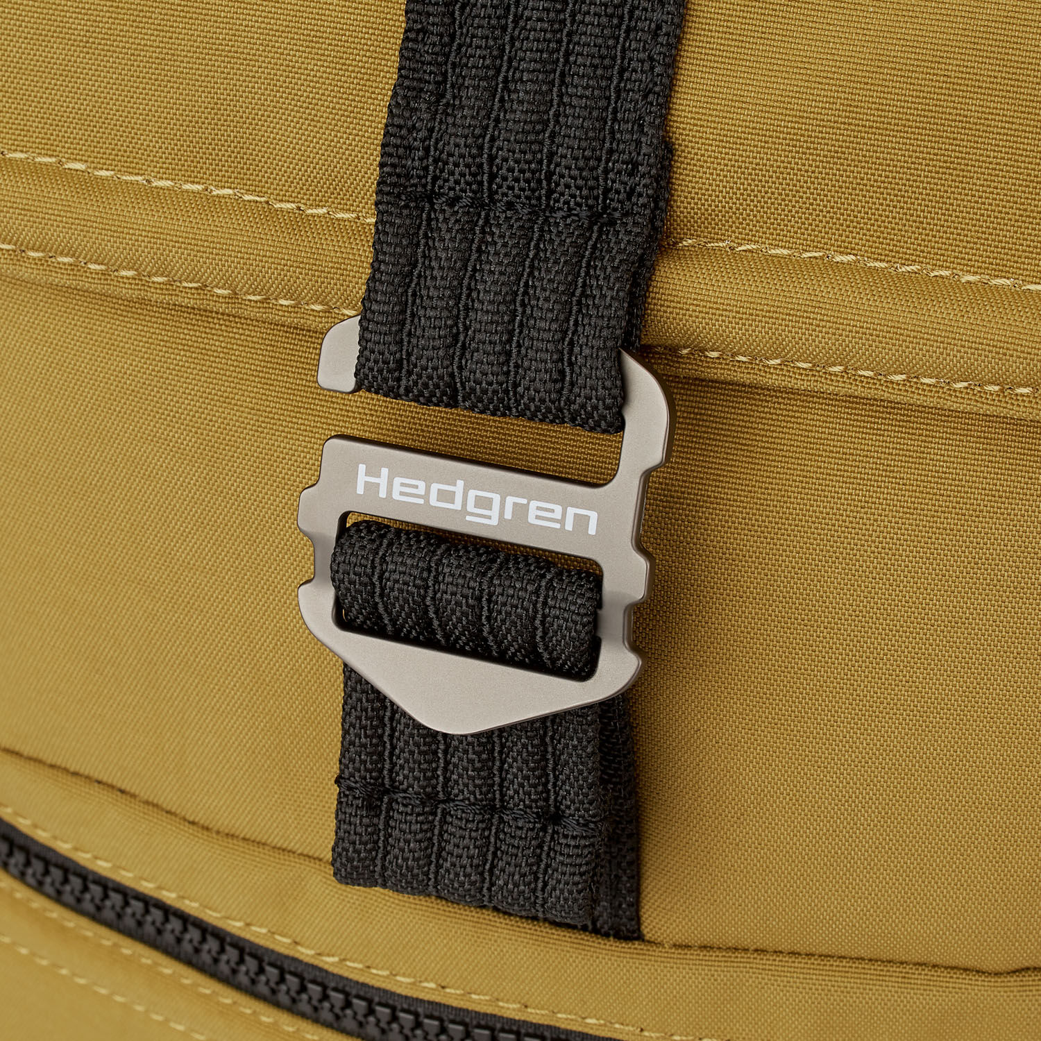 Hedgren Great American Heritage CANYON Square Backpack RFID 15,6" Mustard Olive