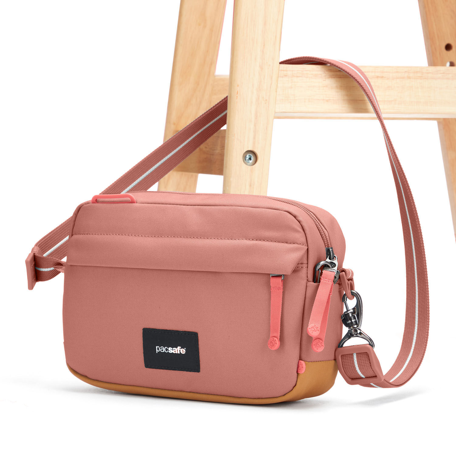 pacsafe GO Anti-Theft Crossbody Bag Rose