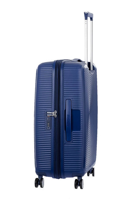 American Tourister Soundbox Trolley M 4R 67cm, erweiterbar Midnight Navy