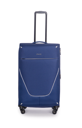 Stratic Strong Trolley L, 4 Doppelrollen, erweiterbar navy