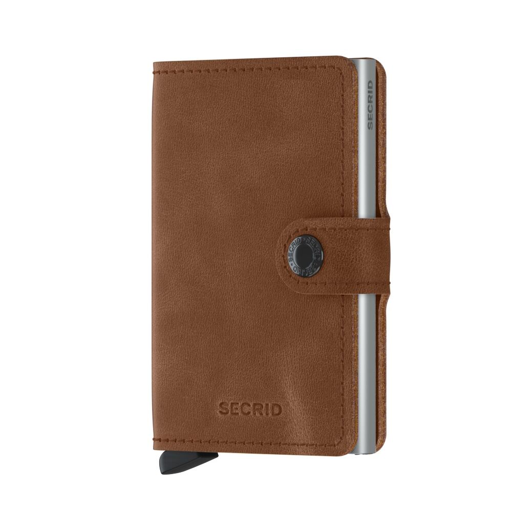 Secrid Miniwallet Vintage MV-Cognac-Silver