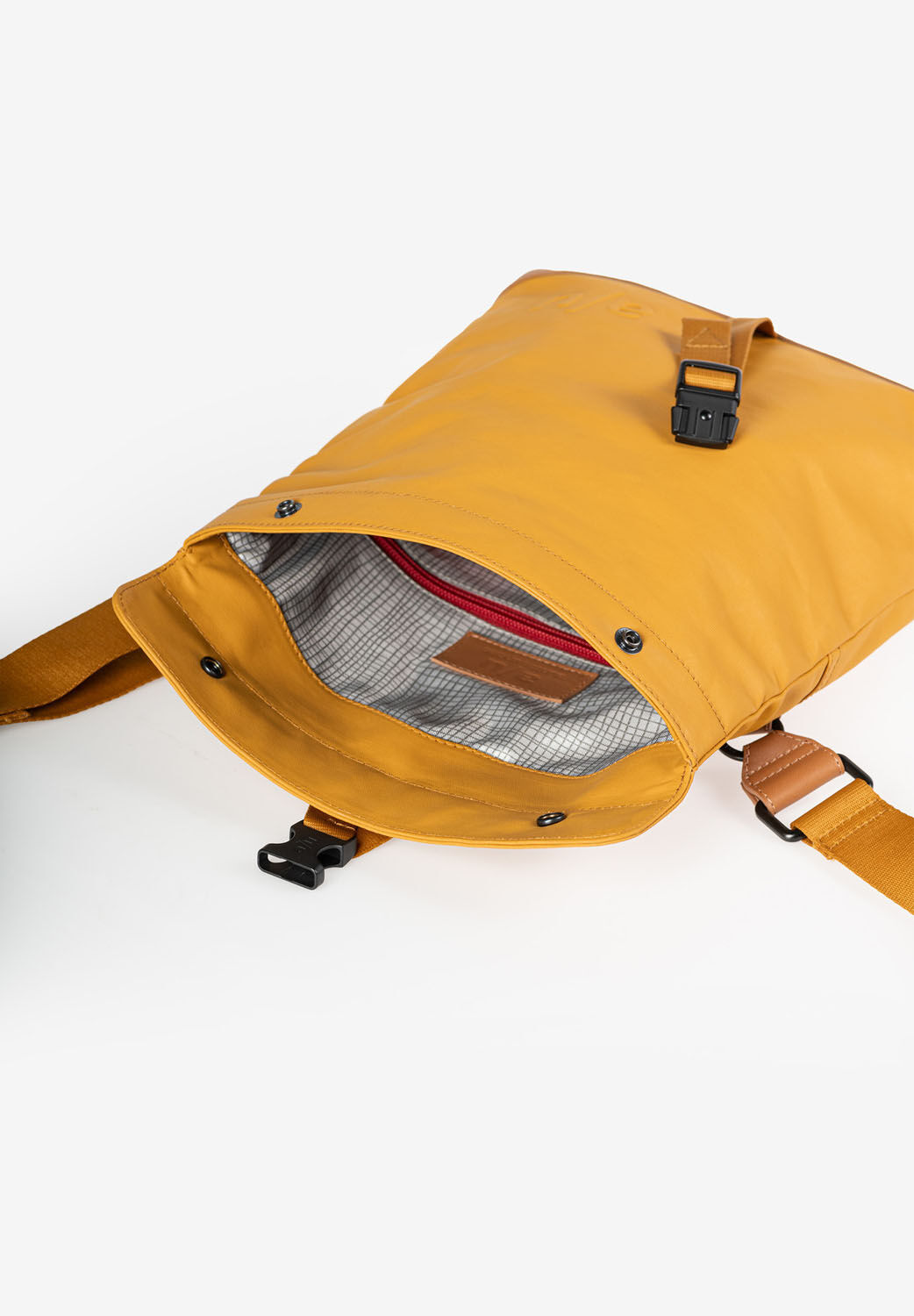 aunts & uncles Japan Yao Rolltop-Umhängetasche mustard