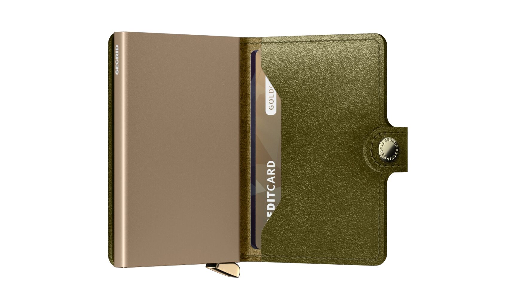 Secrid Miniwallet Premium Dusk MDu-Olive Secrid Miniwallet Premium Dusk MDu-Olive