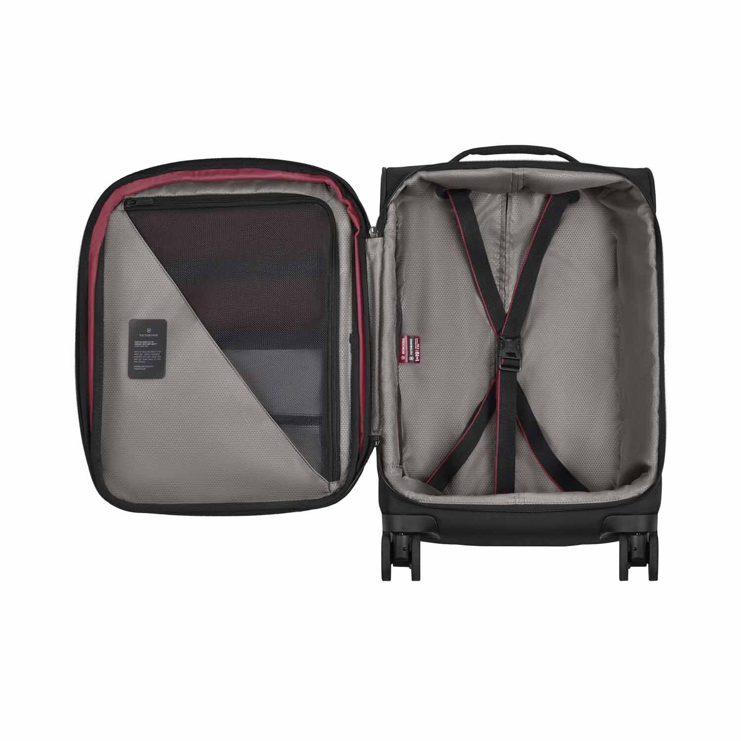 Victorinox Crosslight Frequent Flyer Softside Carry-On 4-Rollen, erweiterbar Schwarz Victorinox Crosslight Frequent Flyer Softside Carry-On 4-Rollen, erweiterbar Schwarz